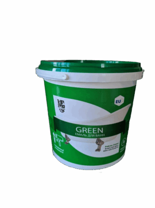 Емаль для ванн Green, білий глянець 1.5-1.7м