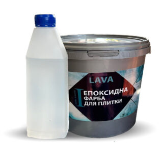 Епоксидна фарба для плитки 1 кг Блакитна ral 5012