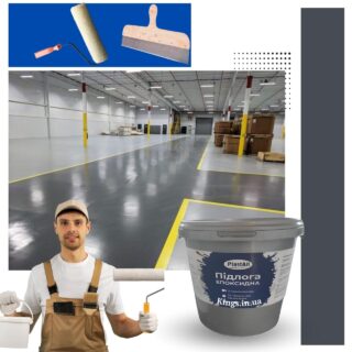 Епоксидна підлога для складу Plastall™ 4,5 кг Kingss (Графіт Темний)