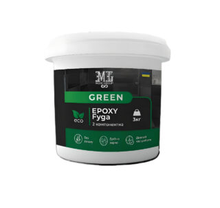Фуга епоксидна Green Epoxy Fyga 1кг, (легко змивається,дрібне зерно) Світло сірий RAL 7040