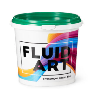 Fluid art епоксидна смола 1кг (смола+відп) 4 кольори