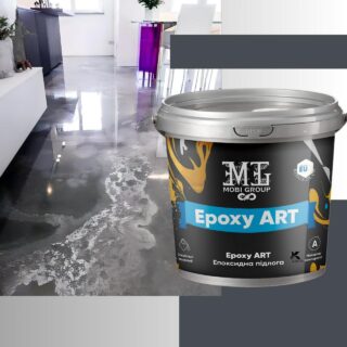 Епоксидна підлога Epoxy Granitte 10 кг Графітовий