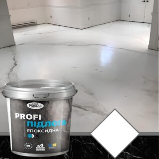 Епоксидна самовирівнююча підлога Plastall™ PROFI 10 кг зносостійка Білий