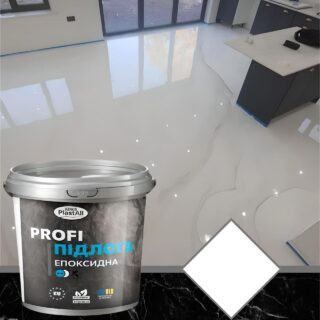 Рідка епоксидна підлога Plastall™ PROFI 1кг глянцева Біла
