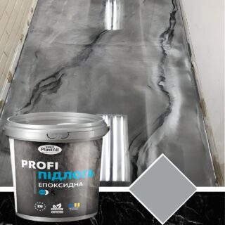 Епоксидна наливна підлога Plastall™ PROFI 10 кг для виробництва Світло-сірий